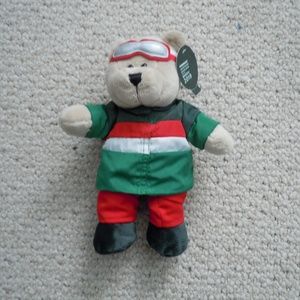 Starbucks Bearista Bear 2019 Ski Stuffy Stuffed Teddy Bear Limited New NWT